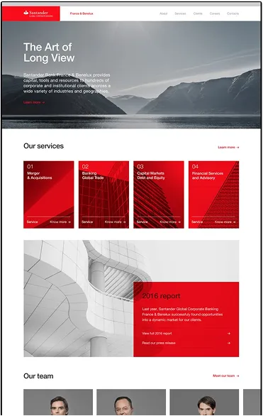 Maquette de site vitrine professionnel